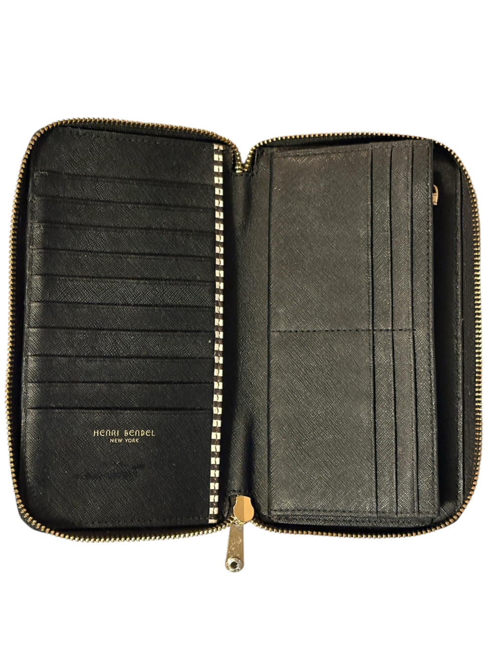 henri bendel Black Zip-Around Wallet - Picture 4 of 7